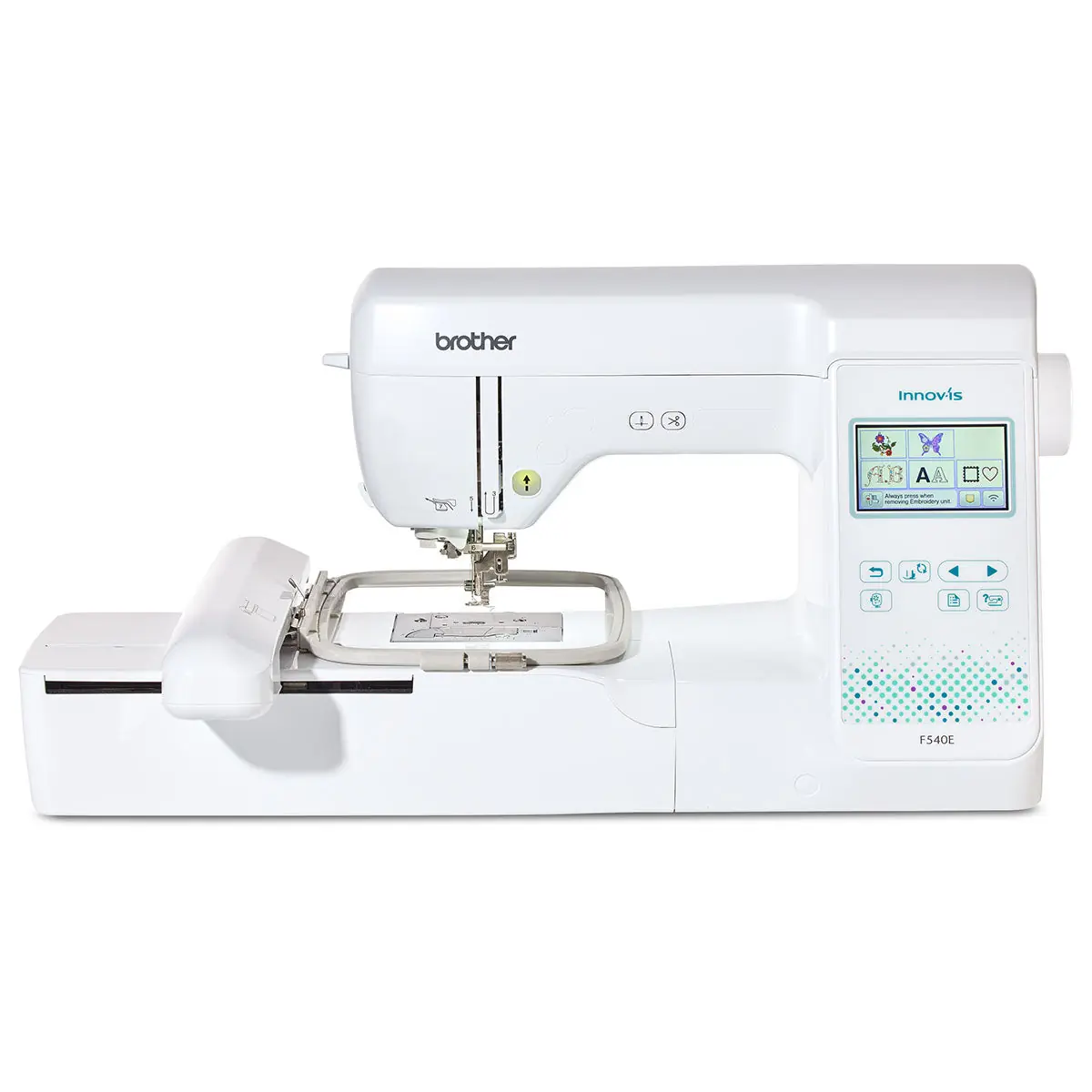Brother Innov-is F540E Computerised Embroidery Machine | 193 Designs & 13 Fonts | 130 × 180 mm Area | Colour Touchscreen