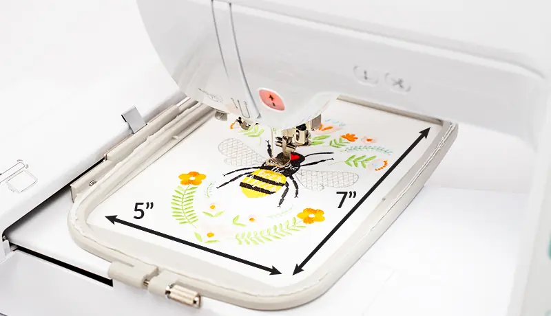 Brother Innov-is F540E Computerised Embroidery Machine | 193 Designs & 13 Fonts | 130 × 180 mm Area | Colour Touchscreen, view 3