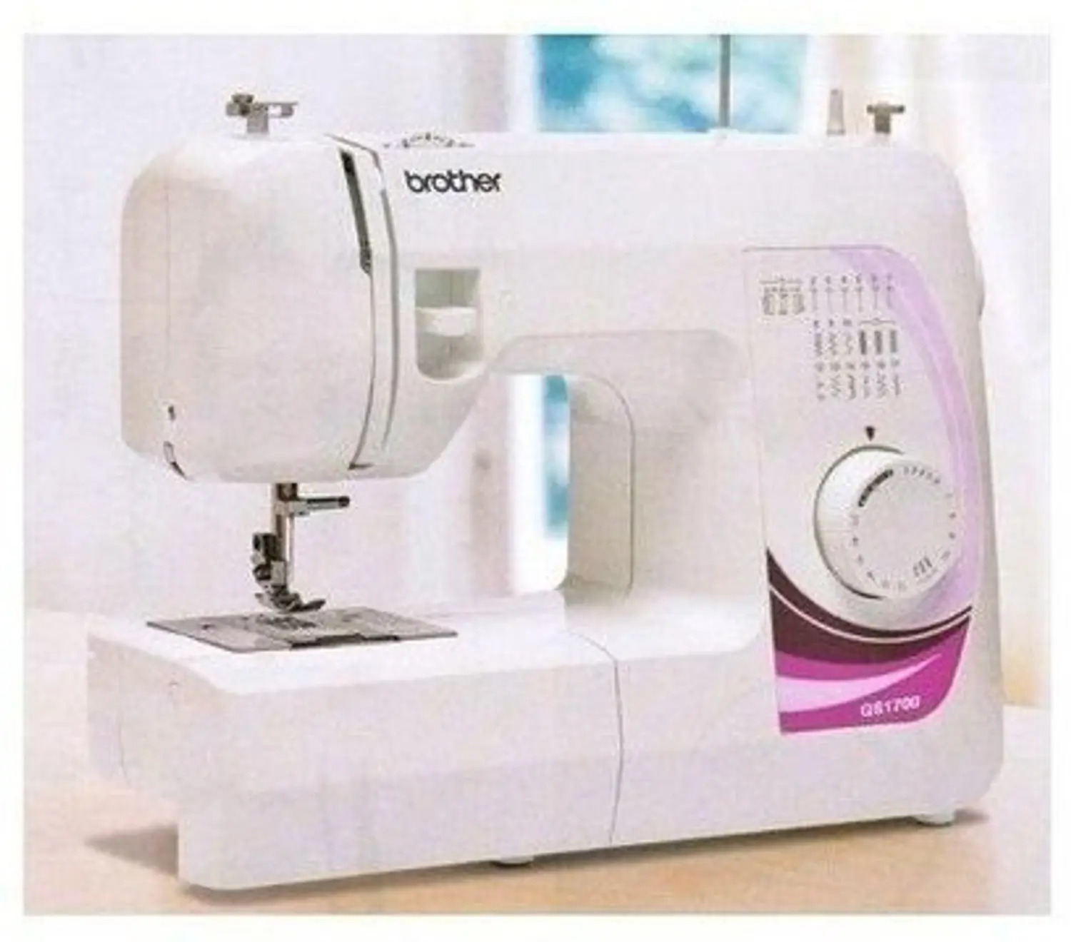 Brother GS1700 | 17-Stitch Mechanical Sewing Machine | Built-In Needle Threader | LED Light & Top-Load Bobbin, view 3