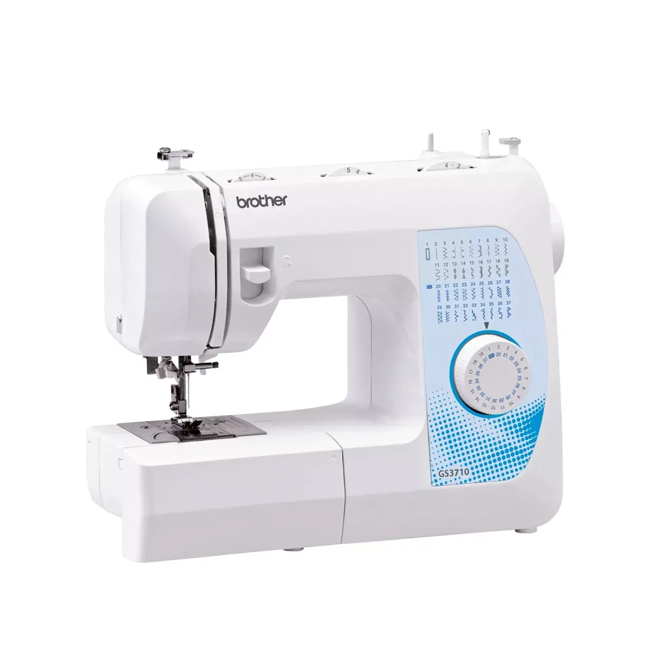 Brother GS3710 | Mechanical Sewing Machine | 37 Built-In Stitches | 1-Step Buttonhole & Side Thread Cutter