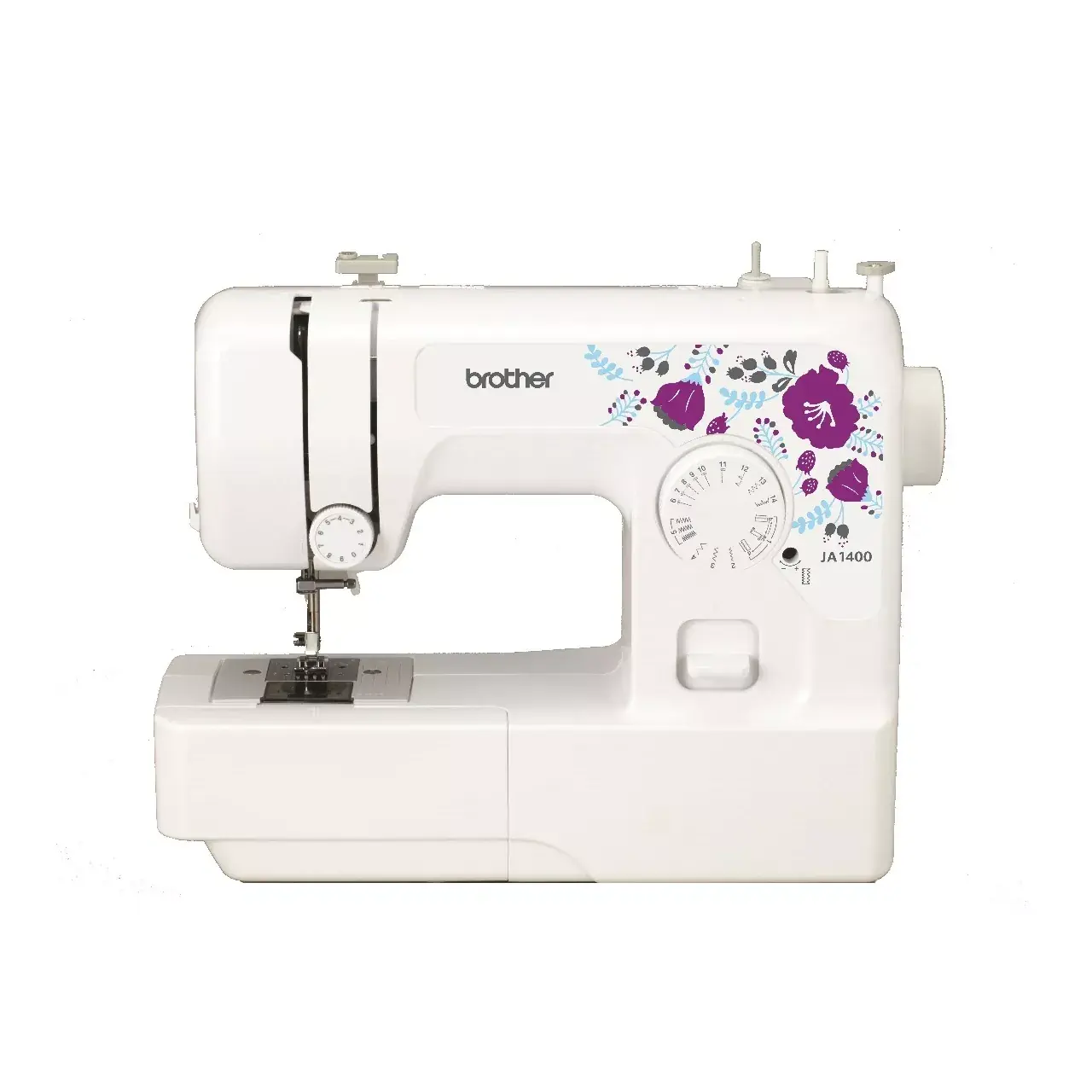 Brother JA1400 | Mechanical Sewing Machine | 14 Built-In Stitches | 4-Step Buttonhole & LED Light