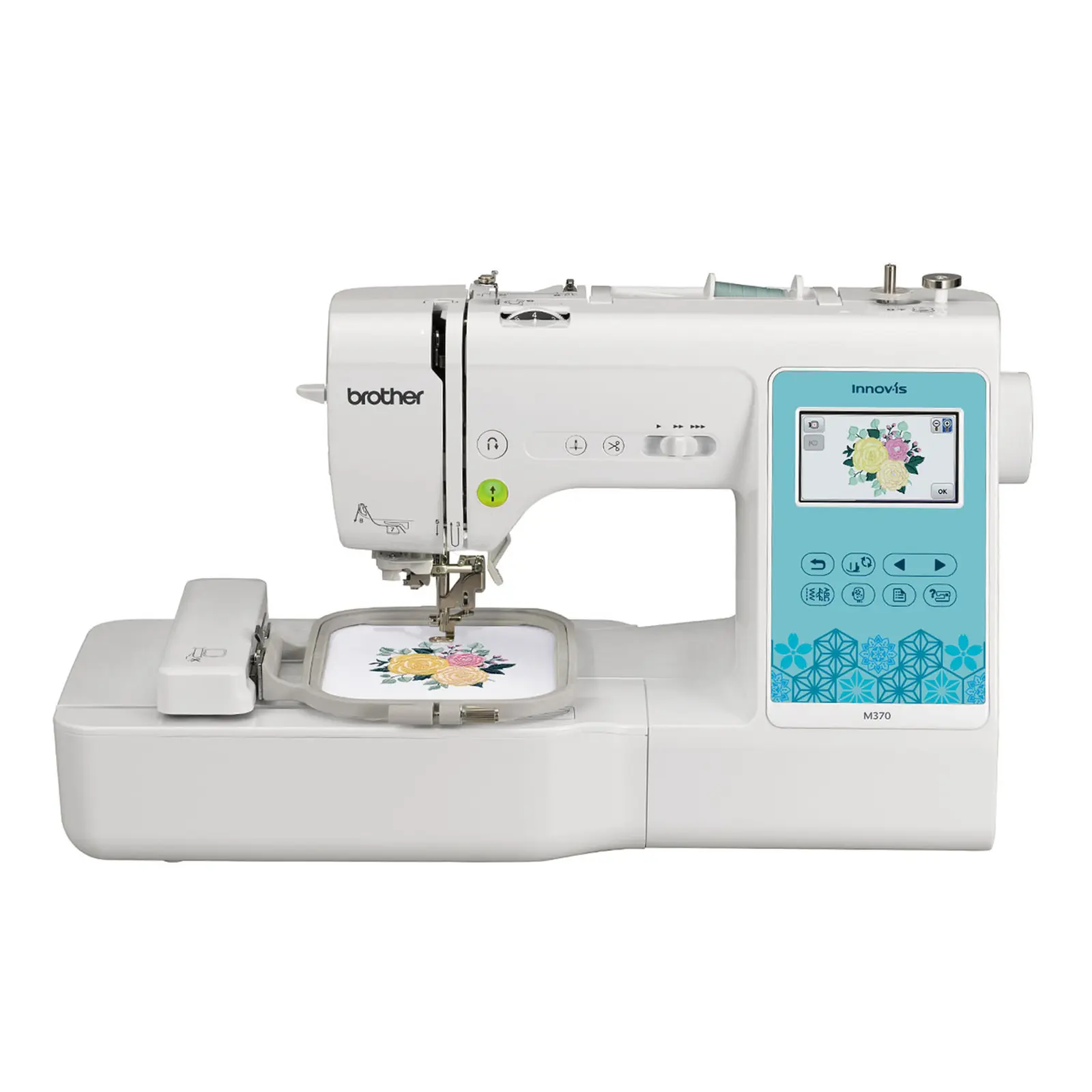 Brother Innov-is M370 Sewing, Quilting & Embroidery Machine | 135 Embroidery Designs | 100 × 100 mm Area | Wi-Fi & USB Import