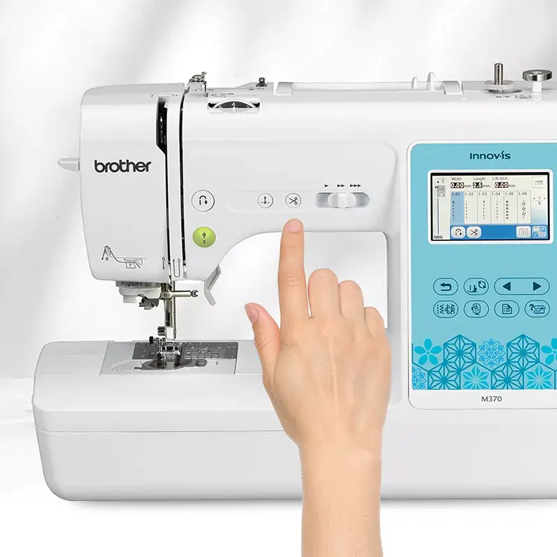 Brother Innov-is M370 Sewing, Quilting & Embroidery Machine | 135 Embroidery Designs | 100 × 100 mm Area | Wi-Fi & USB Import, view 3