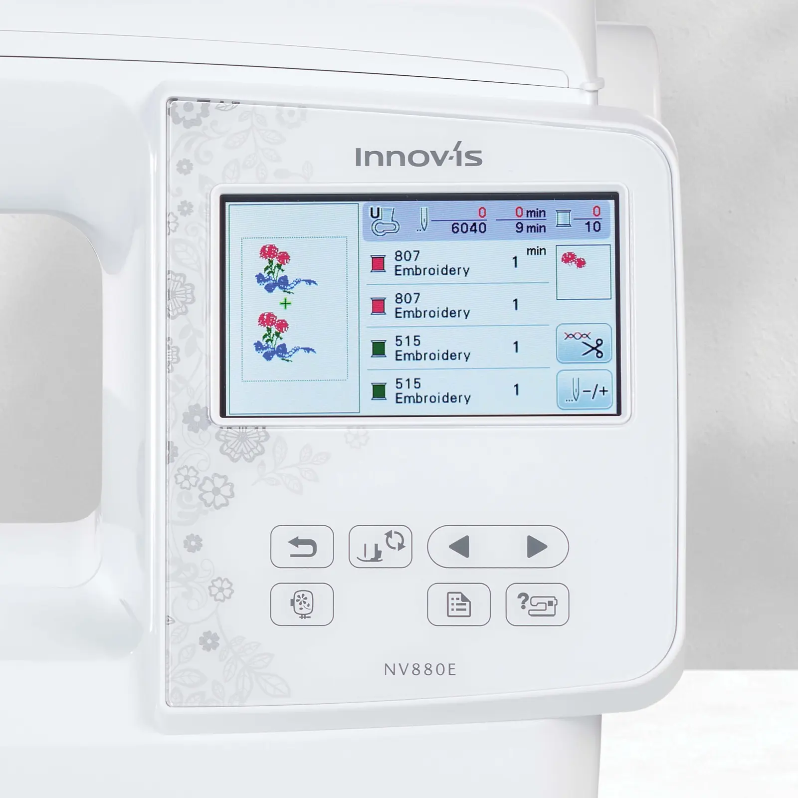Brother Innov-is NV880E Wi-Fi Embroidery Machine | 258 Built-In Designs | 260 × 160 mm Area | Colour Touchscreen & LED Pointer, view 2