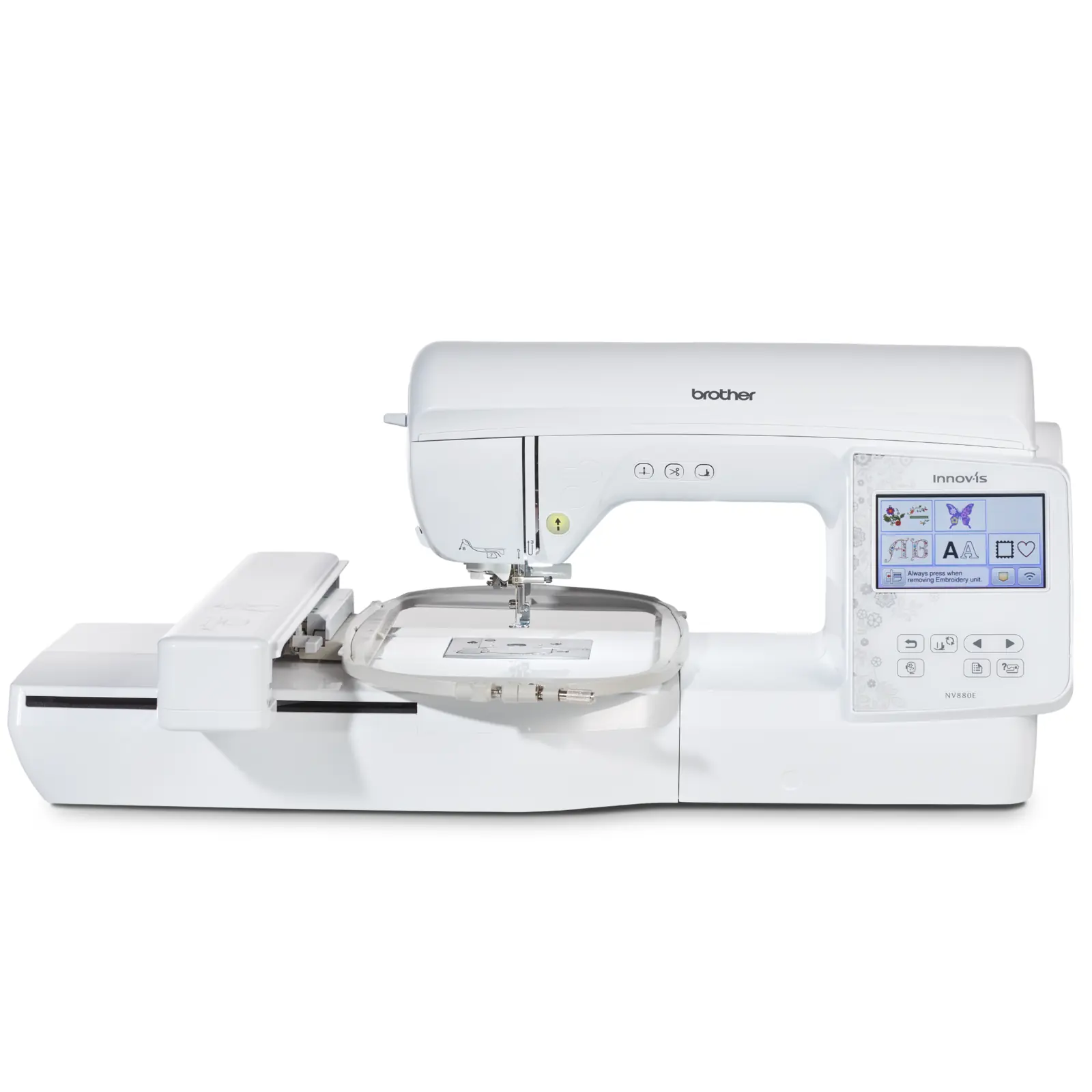 Brother Innov-is NV880E Wi-Fi Embroidery Machine | 258 Built-In Designs | 260 × 160 mm Area | Colour Touchscreen & LED Pointer