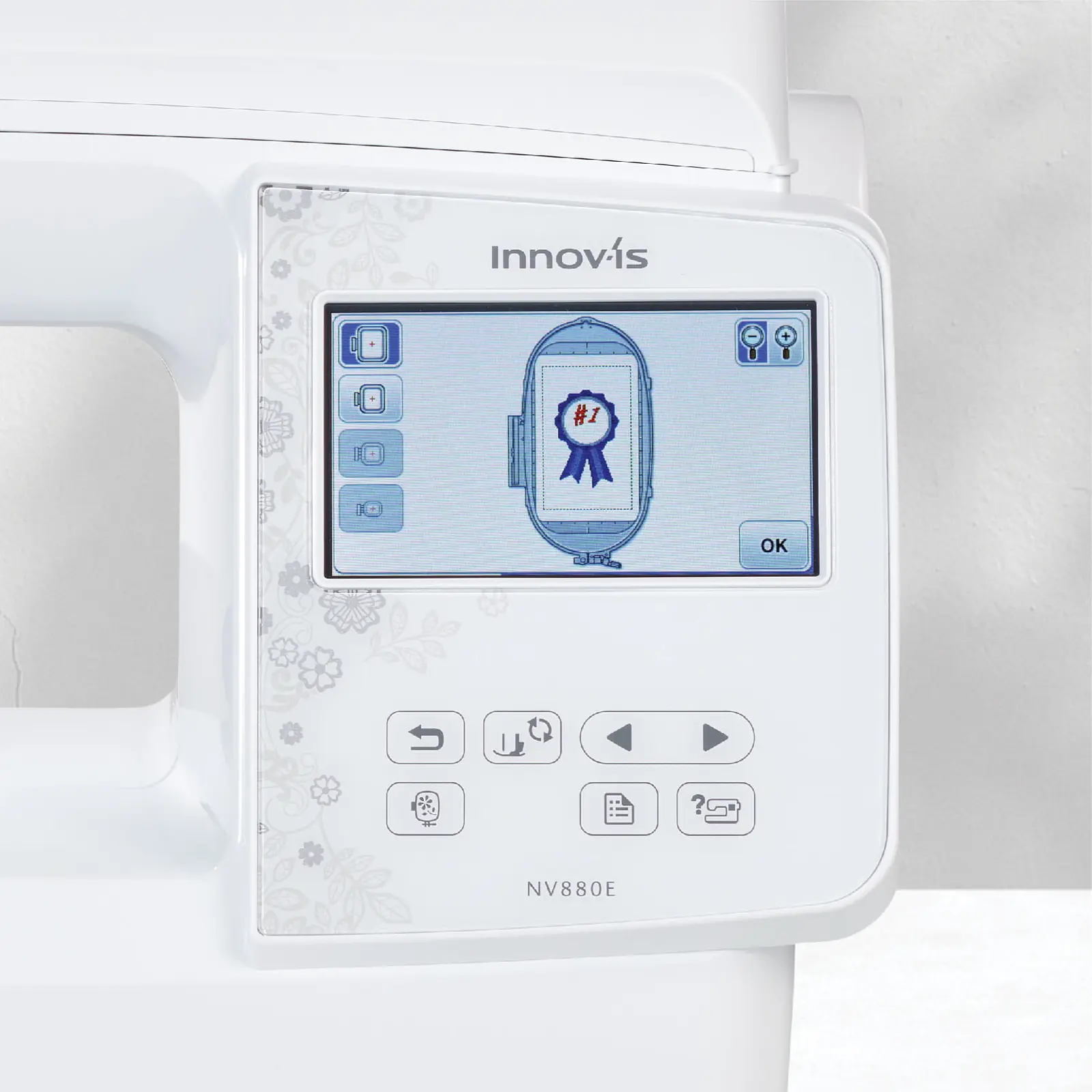 Brother Innov-is NV880E Wi-Fi Embroidery Machine | 258 Built-In Designs | 260 × 160 mm Area | Colour Touchscreen & LED Pointer, view 3