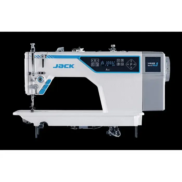 Jack A3C Computerised Industrial Lockstitch Machine | Auto Thread Trimmer, Direct Drive & Smart Panel | Stand & Table, view 2