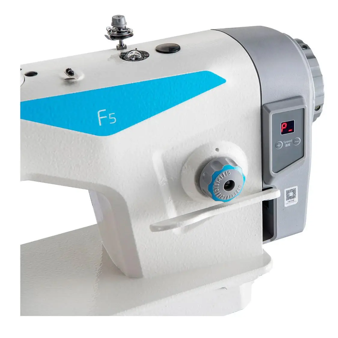 Jack F5-HL-7 Heavy-Duty Lockstitch Sewing Machine | Double-Capacity Large Hook | Direct Drive | Stand & Table, view 5