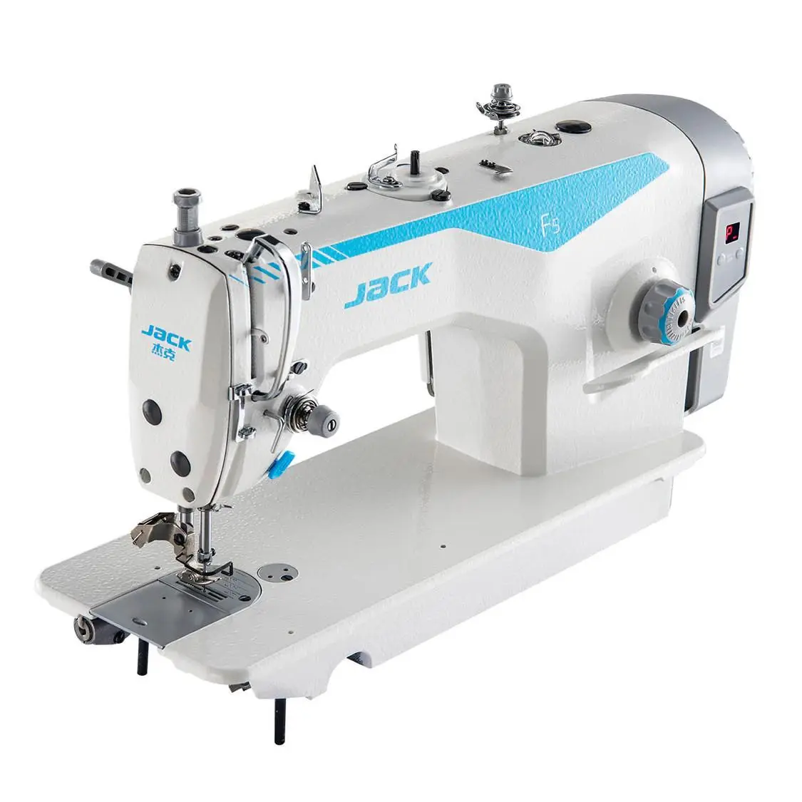 Jack F5-HL-7 Heavy-Duty Lockstitch Sewing Machine | Double-Capacity Large Hook | Direct Drive | Stand & Table, view 2