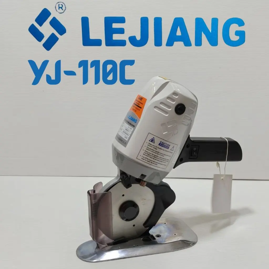 Lejiang YJ-110C | 250 W Round Knife Cloth Cutting Machine | 110 mm Blade | 32 mm Cutting Height