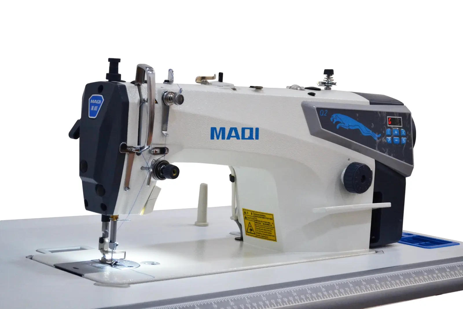 MAQI Q2-M | Direct-Drive Single-Needle Lockstitch Machine | Auto Thread Trimmer | 5,000 SPM, view 2