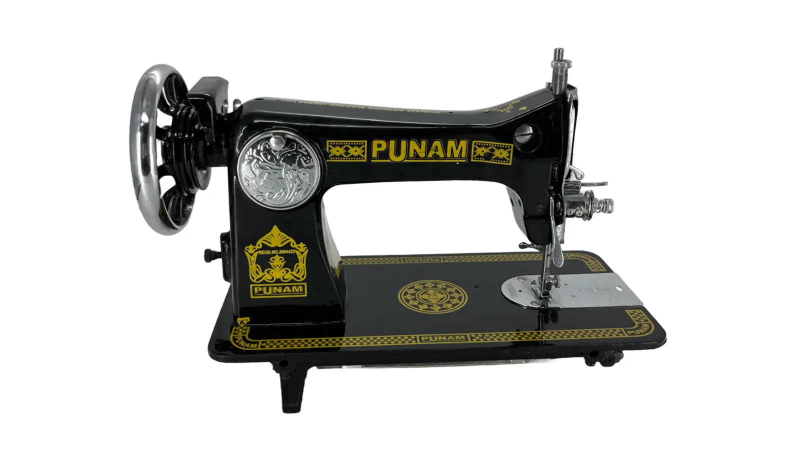 Punam Classic Delux SV | Black | Traditional Straight-Stitch Sewing Machine, view 2