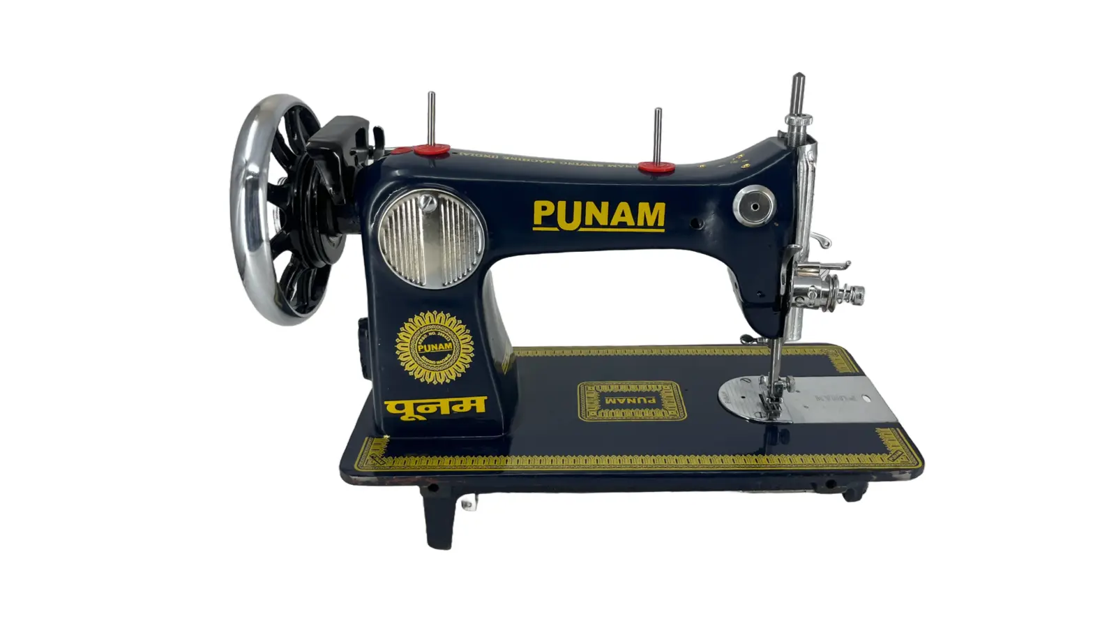Punam Delux Model SV | Blue | Traditional Straight-Stitch Sewing Machine, view 2