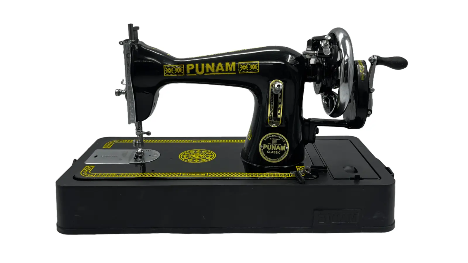 Punam Galaxy Round Composite SV | Traditional Straight-Stitch Sewing Machine, view 2