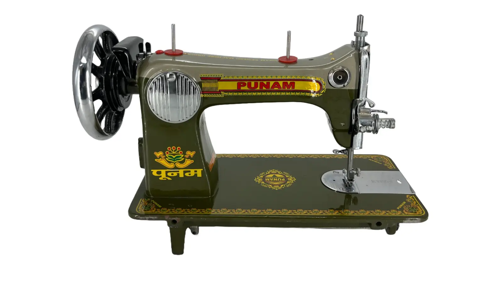 Punam Kissan Popular SV | Double Mehndi | Traditional Straight-Stitch Sewing Machine, view 2