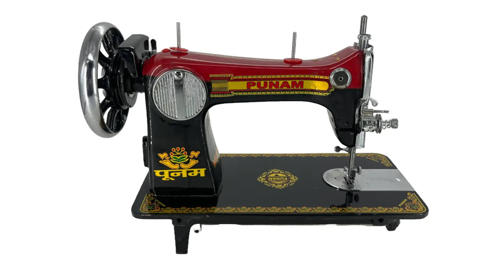 Punam Kissan Popular SV | Red Black | Traditional Straight-Stitch Sewing Machine, view 2