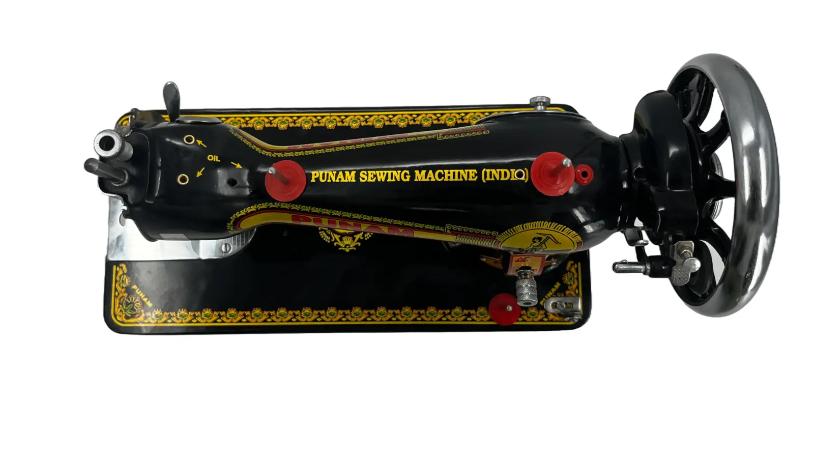 Punam Kissan Tailor SV | Black | Traditional Straight-Stitch Sewing Machine, view 5