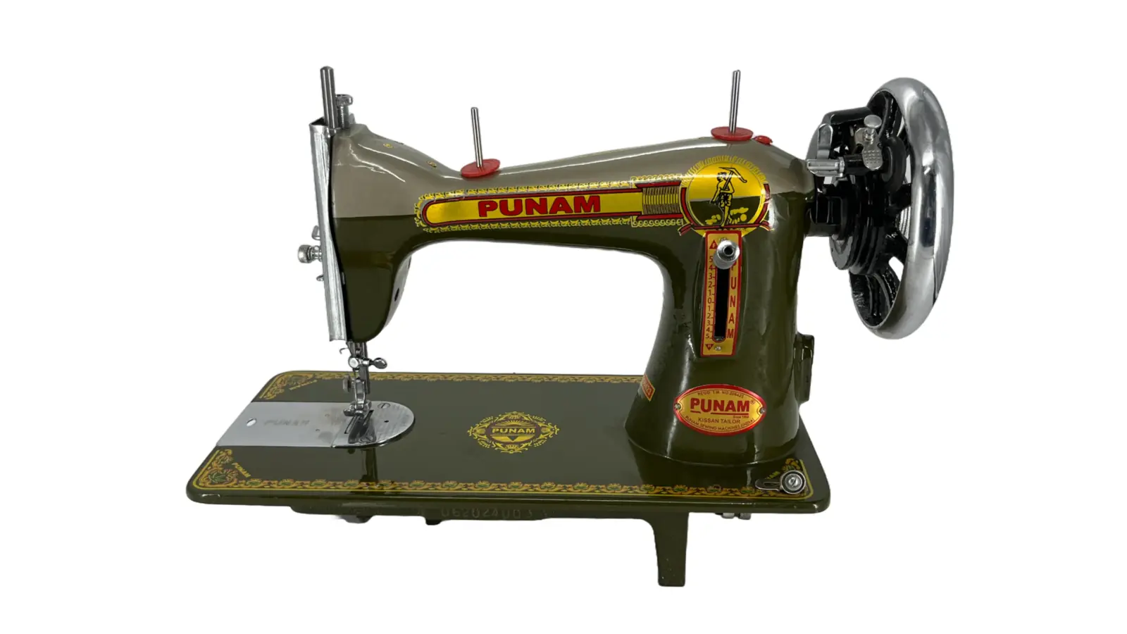 Punam Kissan Tailor SV | Double Mehndi | Traditional Straight-Stitch Sewing Machine, view 1