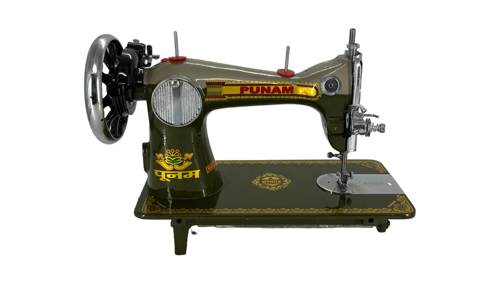 Punam Kissan Tailor SV | Double Mehndi | Traditional Straight-Stitch Sewing Machine, view 2