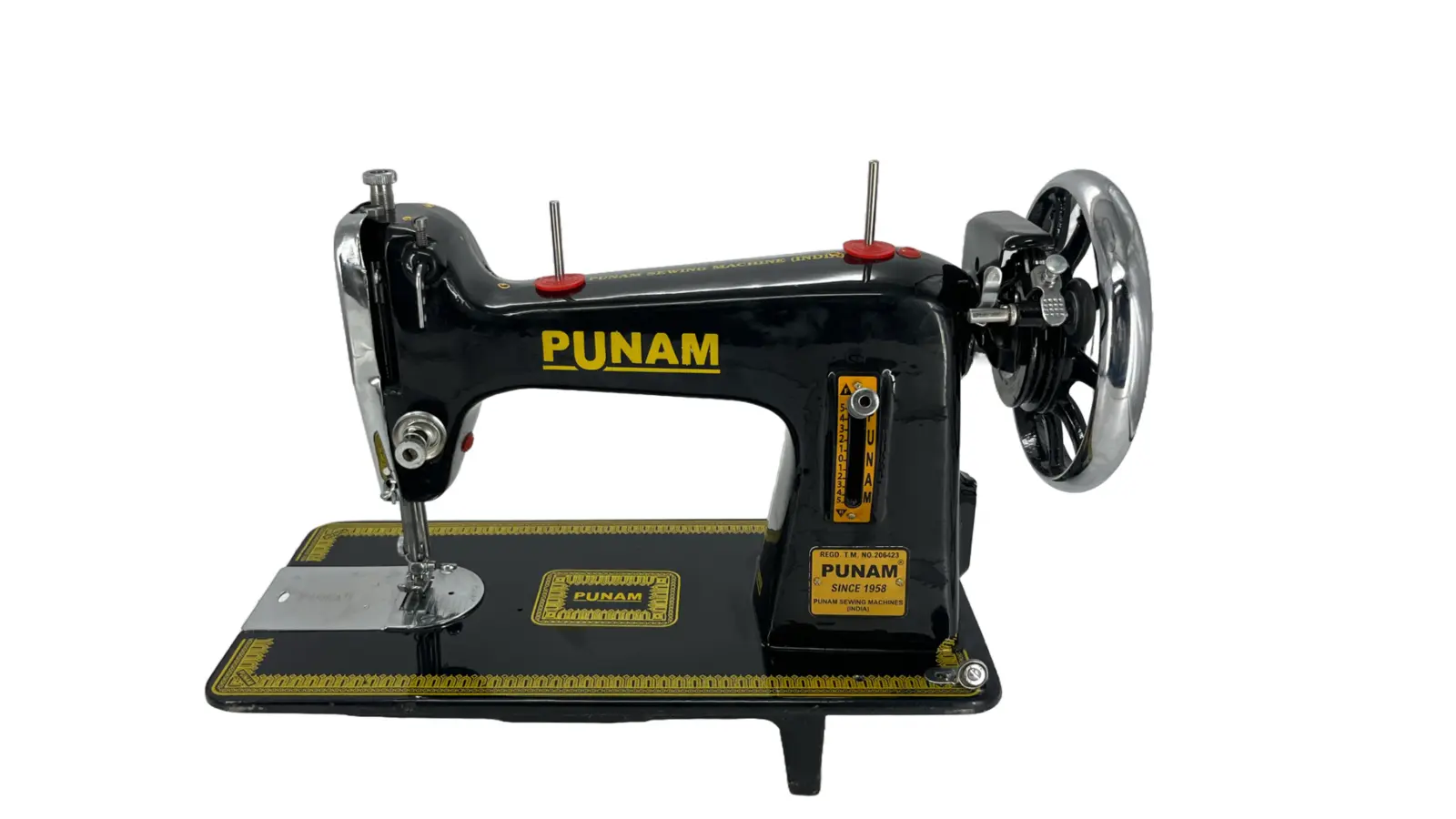 Punam Link SV | Black | Traditional Straight-Stitch Sewing Machine