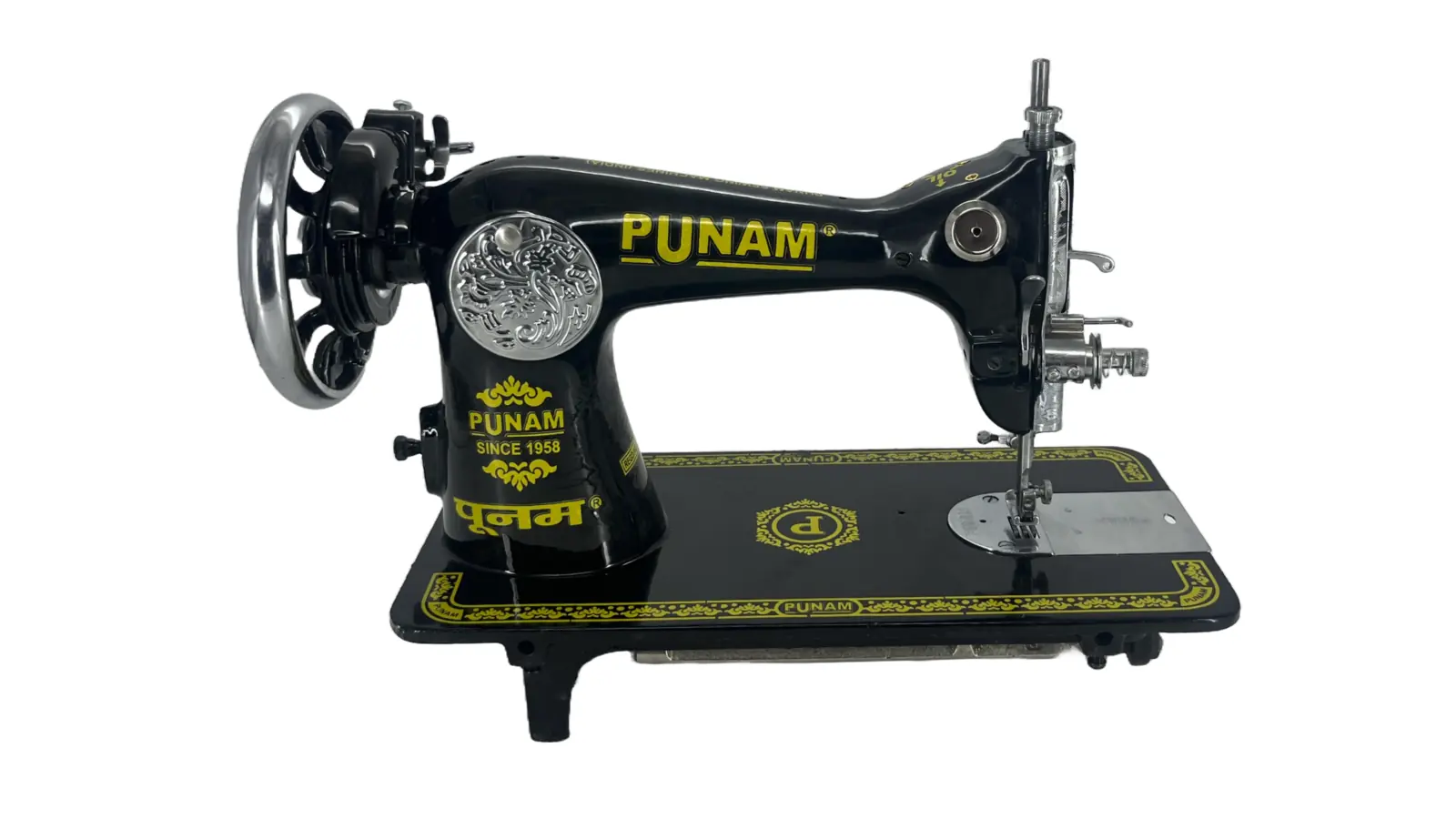 Punam Magic Round SV | Black | Traditional Straight-Stitch Sewing Machine, view 2