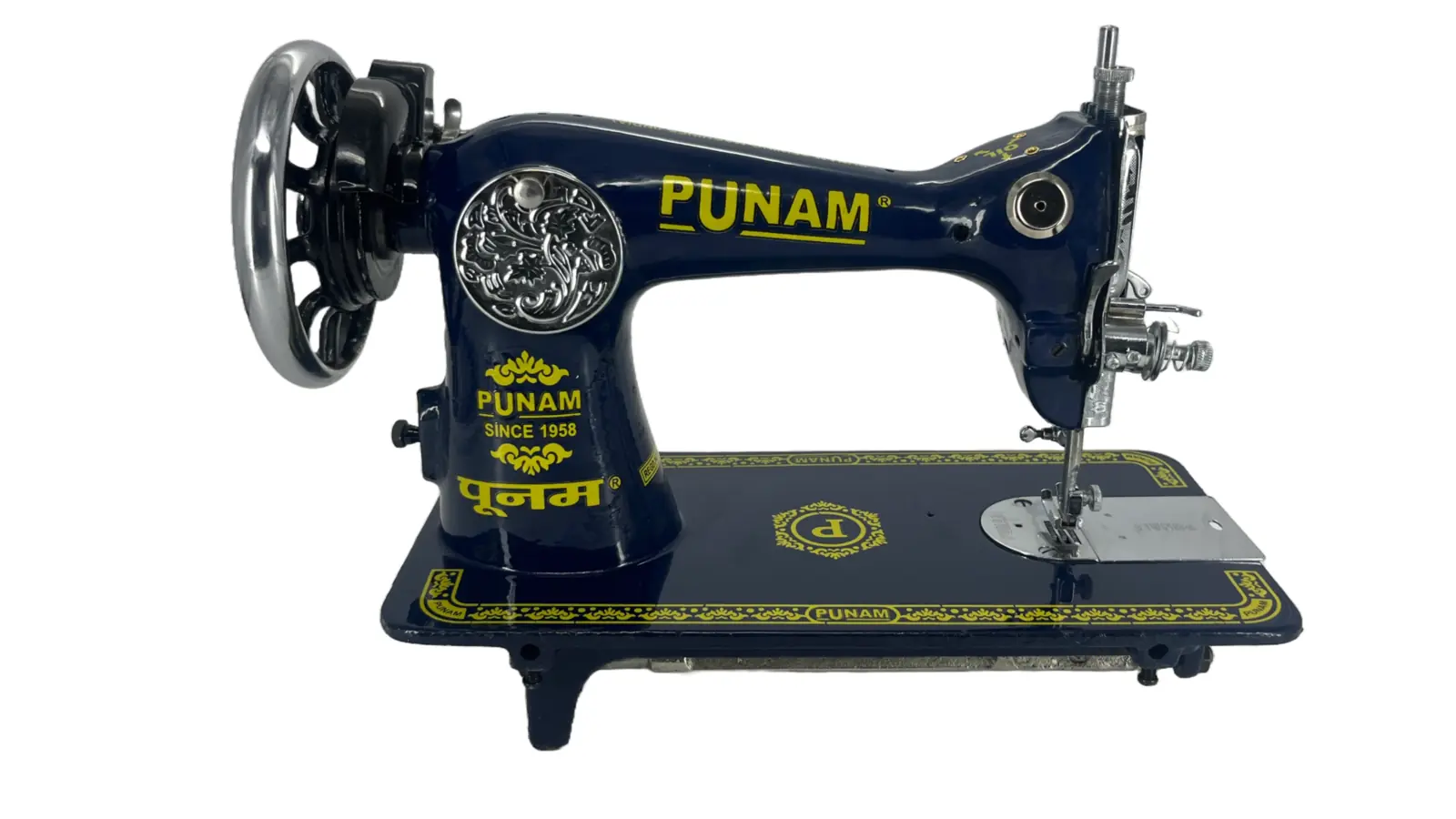 Punam Magic Round SV | Blue | Traditional Straight-Stitch Sewing Machine, view 2