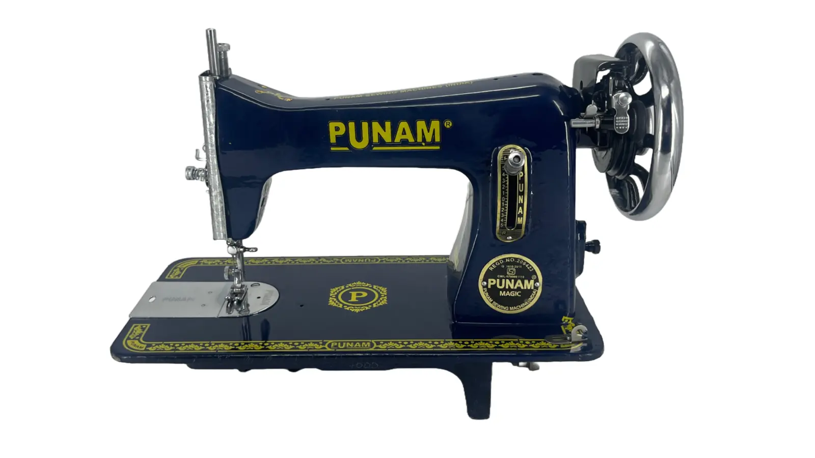 Punam Magic Square SV | Blue | Traditional Straight-Stitch Sewing Machine, view 1