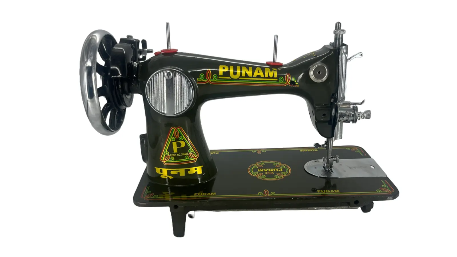 Punam Nutan SV | Mehndi | Traditional Straight-Stitch Sewing Machine, view 1