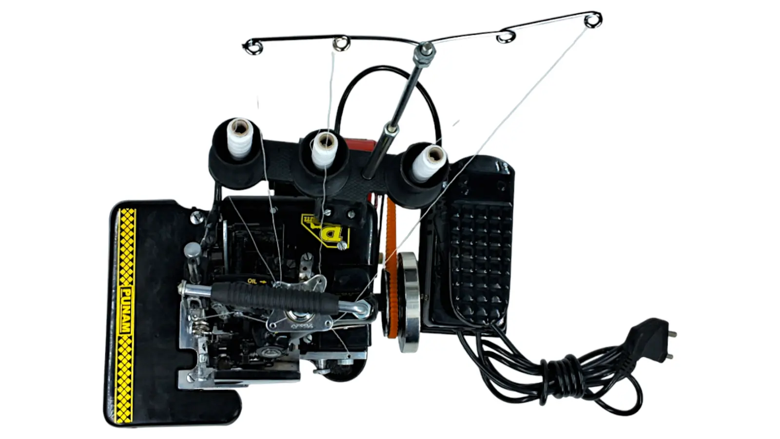 Punam Portable Overlock Machine with Motor | Edge Finishing, view 4