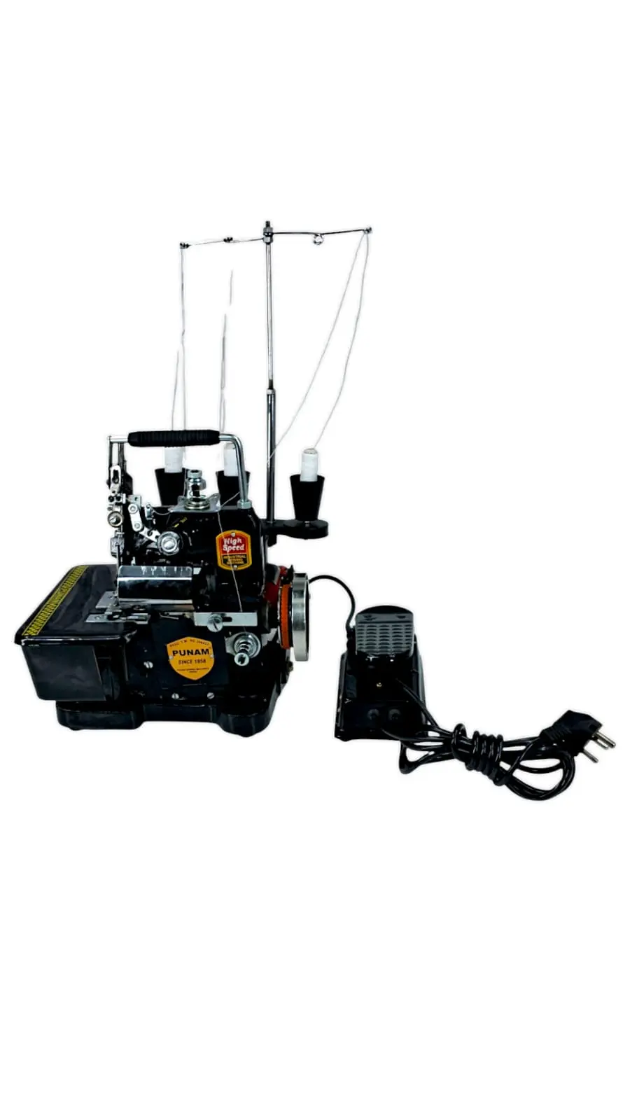 Punam Portable Overlock Machine with Motor | Edge Finishing