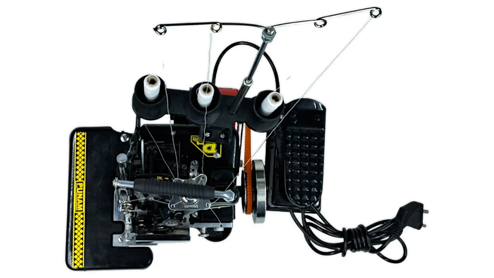 Punam Portable Overlock Machine with Motor | Edge Finishing, view 3