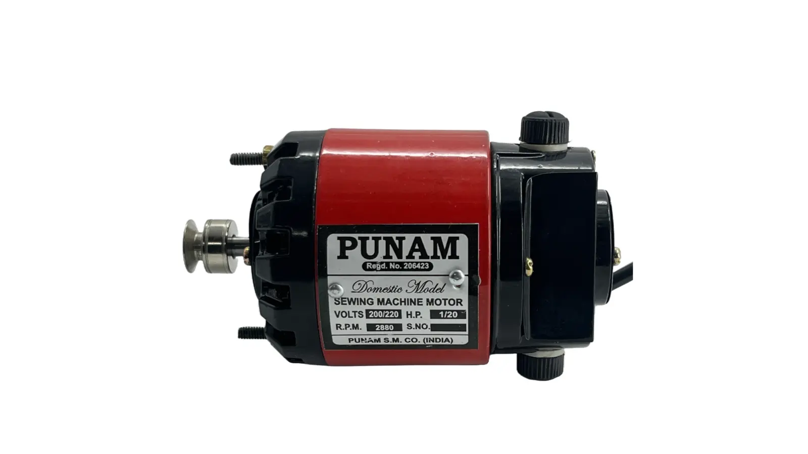 Punam Small Sewing Machine Motor | 1/16 FHP | Speed Regulator, view 4