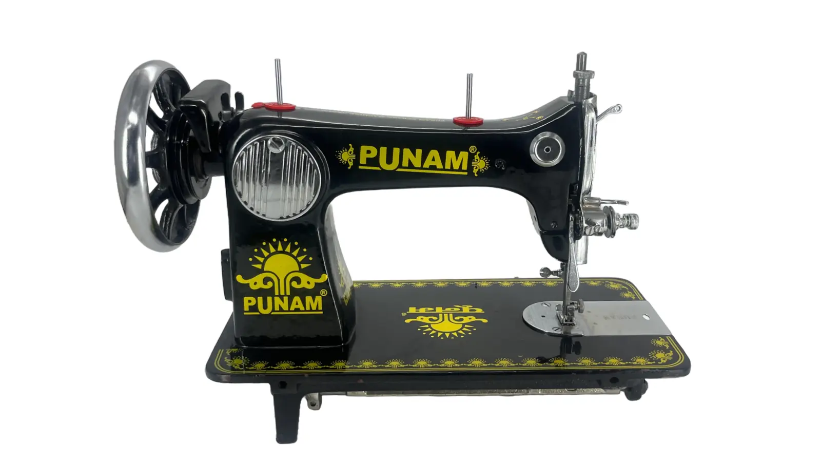 Punam Star Square SV | Black | Traditional Straight-Stitch Sewing Machine, view 2