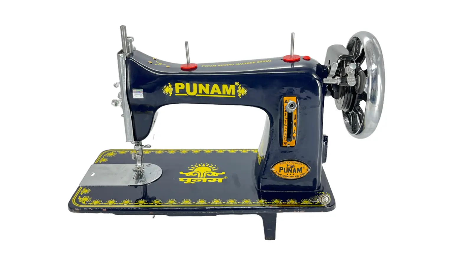 Punam Star Square SV | Blue | Traditional Straight-Stitch Sewing Machine, view 1