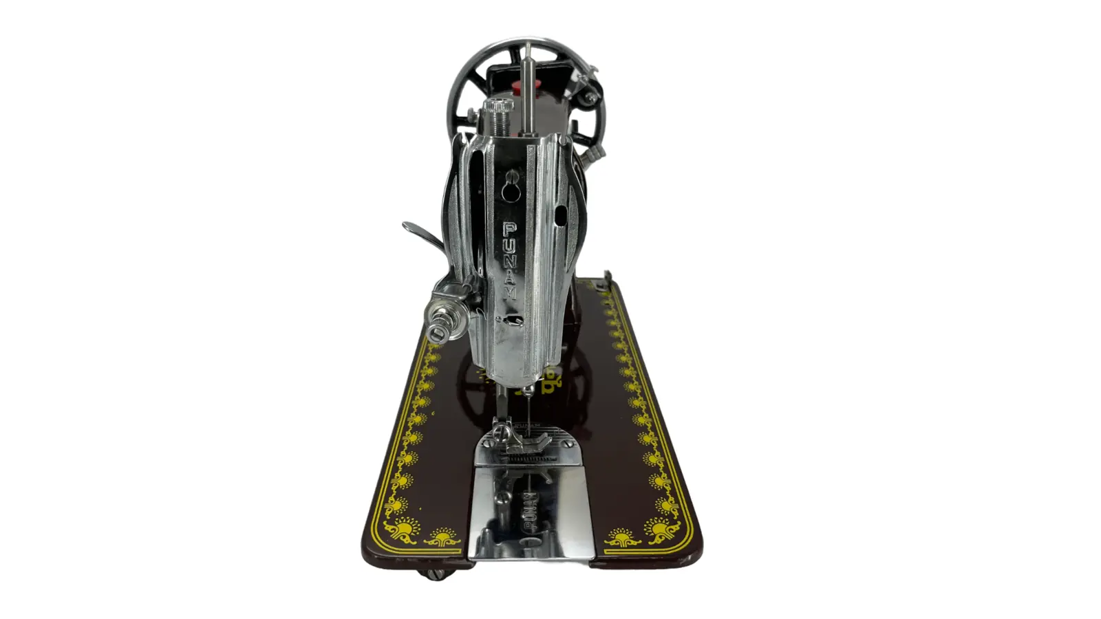 Punam Star Square SV | Brown | Traditional Straight-Stitch Sewing Machine, view 3