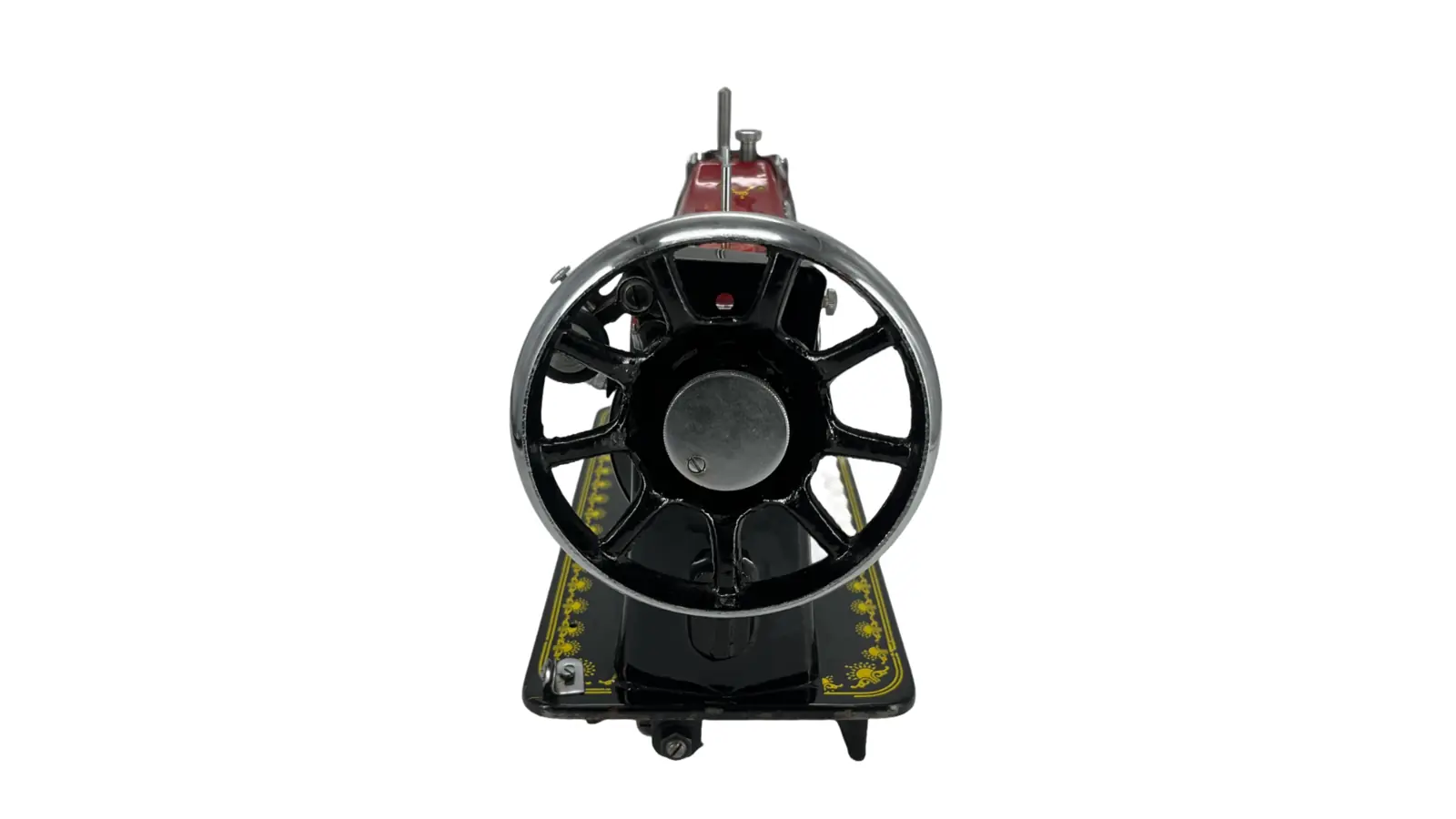 Punam Star Square SV | Red Black | Traditional Straight-Stitch Sewing Machine, view 4