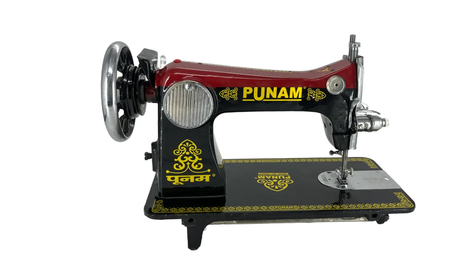 Punam Super Square SV | Red Black | Traditional Straight-Stitch Sewing Machine, view 2