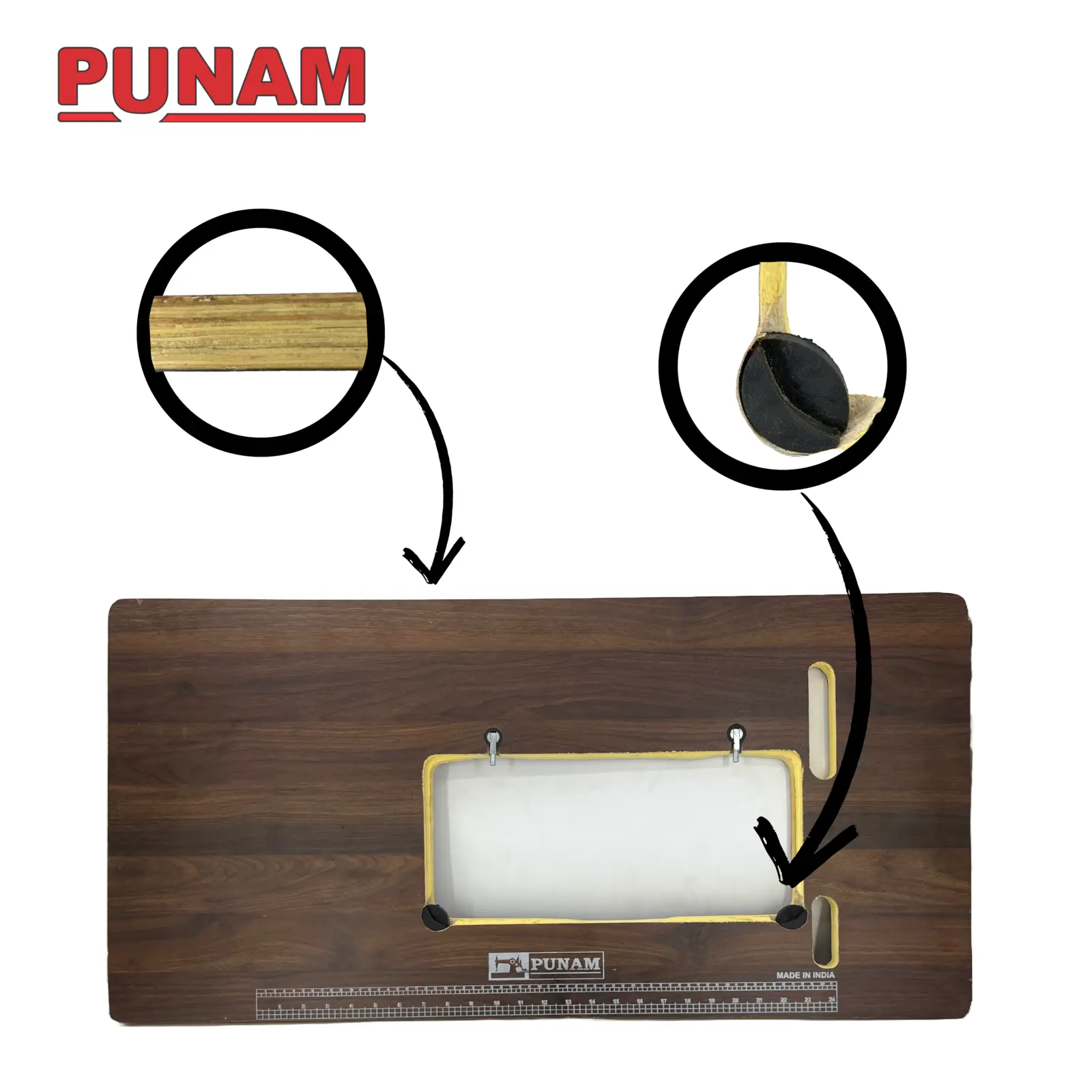 Punam Umbrella Plywood Sewing Machine Table | TA-1 Setup