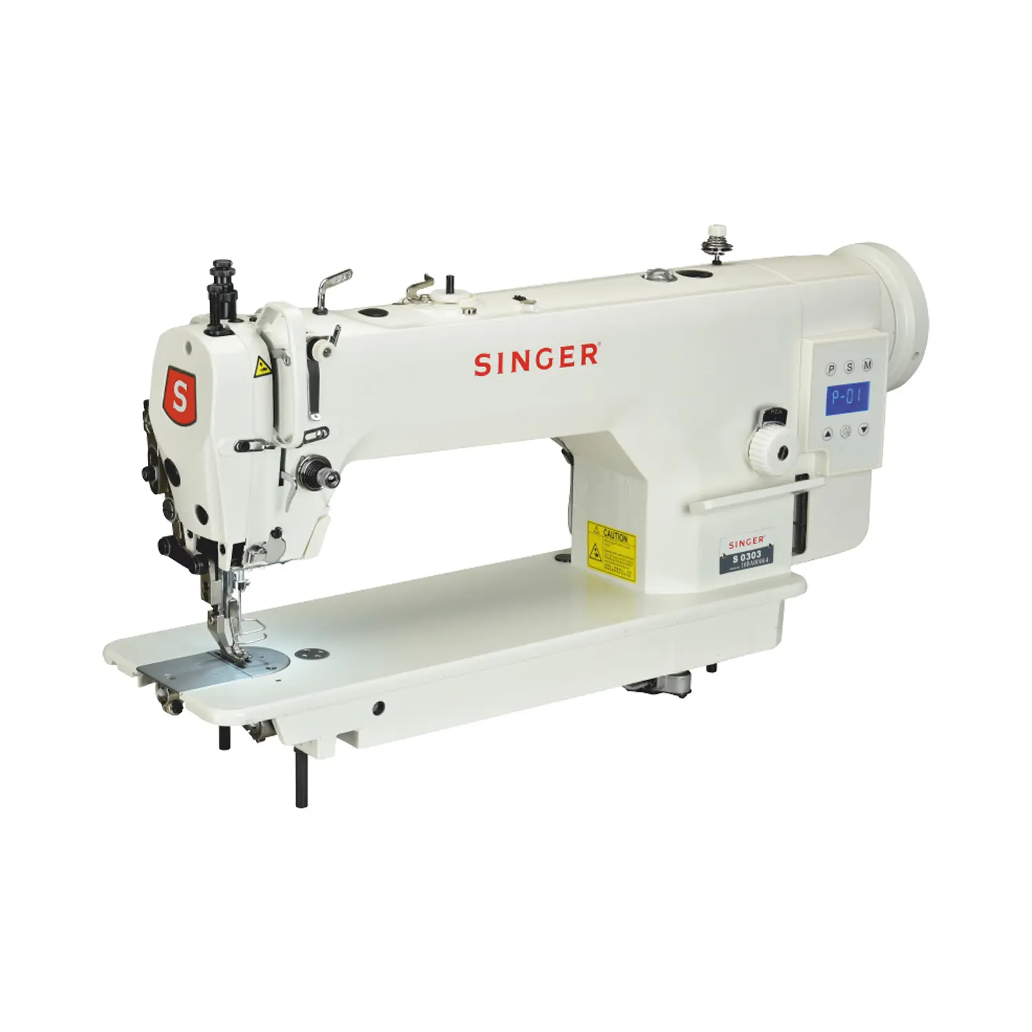 Singer S-0303 | Direct-Drive Walking-Foot Lockstitch Machine | 12 mm Max Stitch | Stand & Table