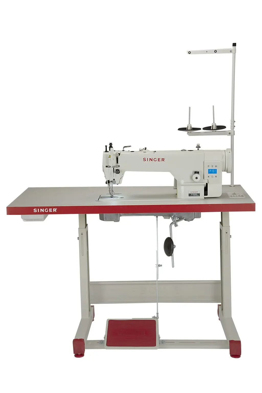Singer S-0303 | Direct-Drive Walking-Foot Lockstitch Machine | 12 mm Max Stitch | Stand & Table, view 3