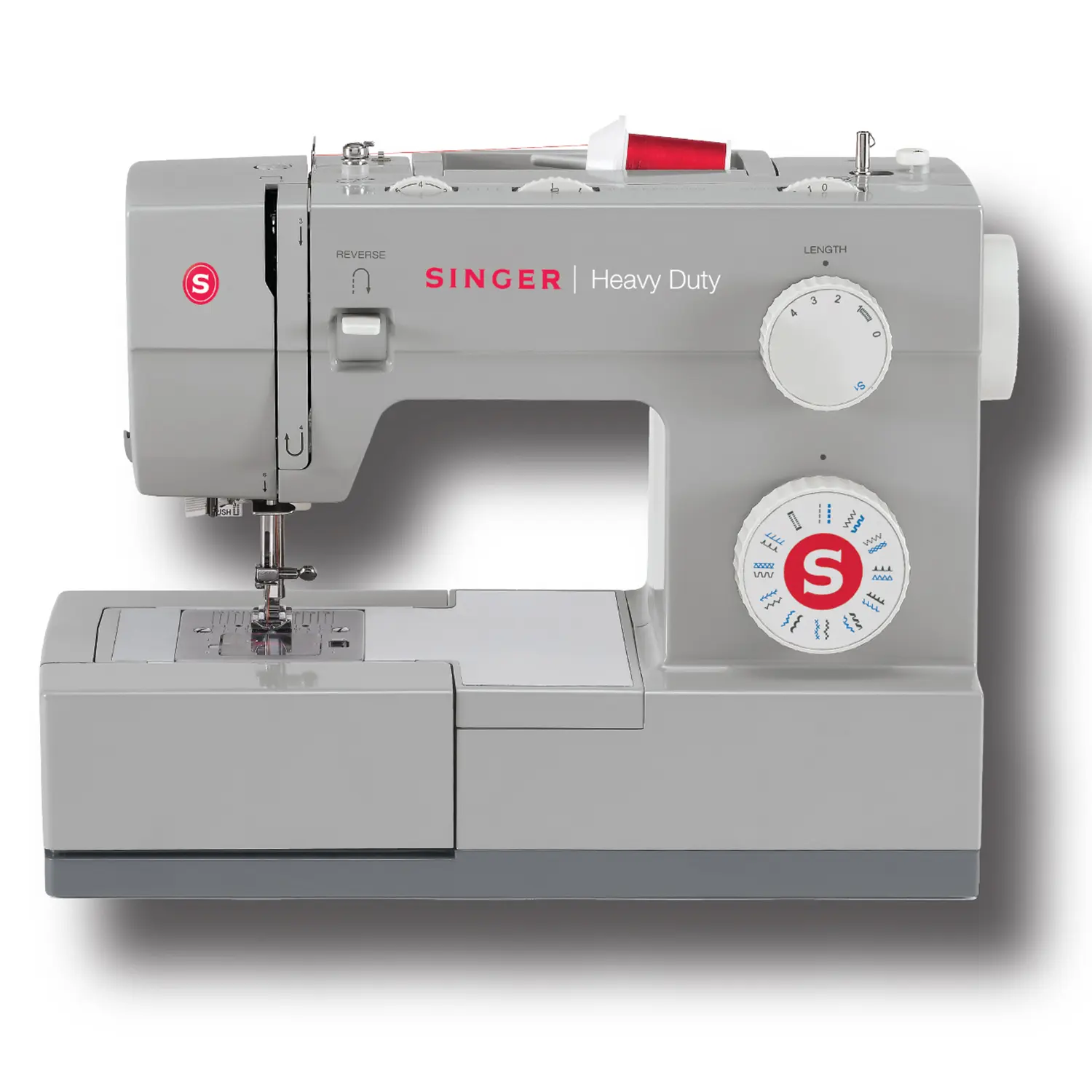 Singer Heavy Duty 4423 Sewing Machine | 23 Built-In Stitches | 1-Step Buttonhole | 1,100 SPM & Metal Frame
