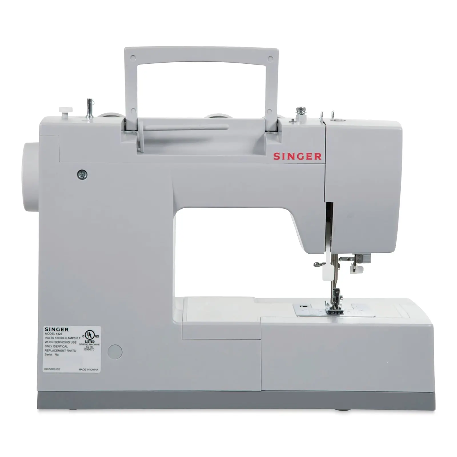 Singer Heavy Duty 4423 Sewing Machine | 23 Built-In Stitches | 1-Step Buttonhole | 1,100 SPM & Metal Frame, view 4