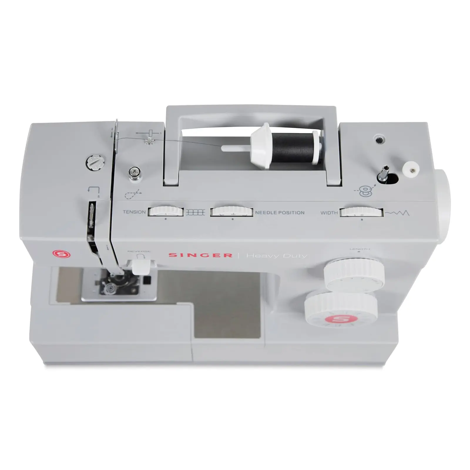 Singer Heavy Duty 4423 Sewing Machine | 23 Built-In Stitches | 1-Step Buttonhole | 1,100 SPM & Metal Frame, view 3