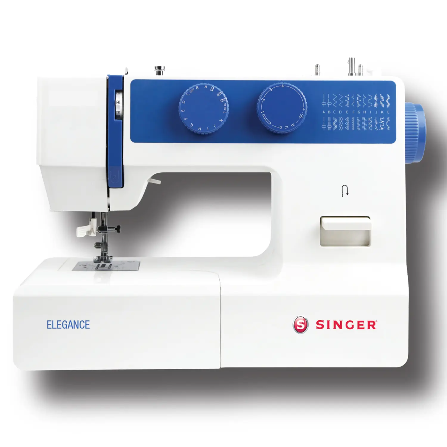 Singer Elegance Zig-Zag Sewing Machine | Automatic Needle Threader | Dual LED Lighting | Multi-Step Buttonhole