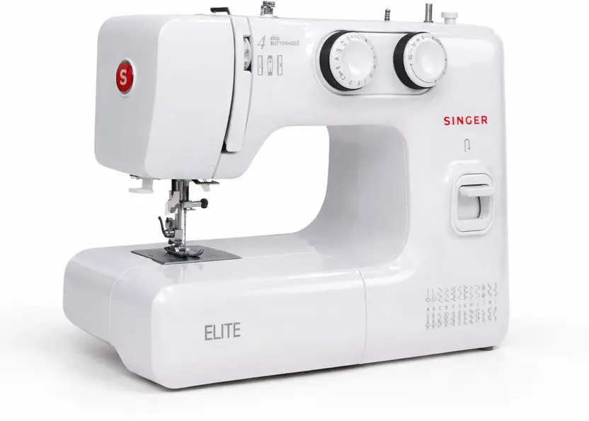Singer Elite Zig-Zag Sewing Machine | Automatic Needle Threader | 4-Step Buttonhole | Dual LED Lighting, view 2