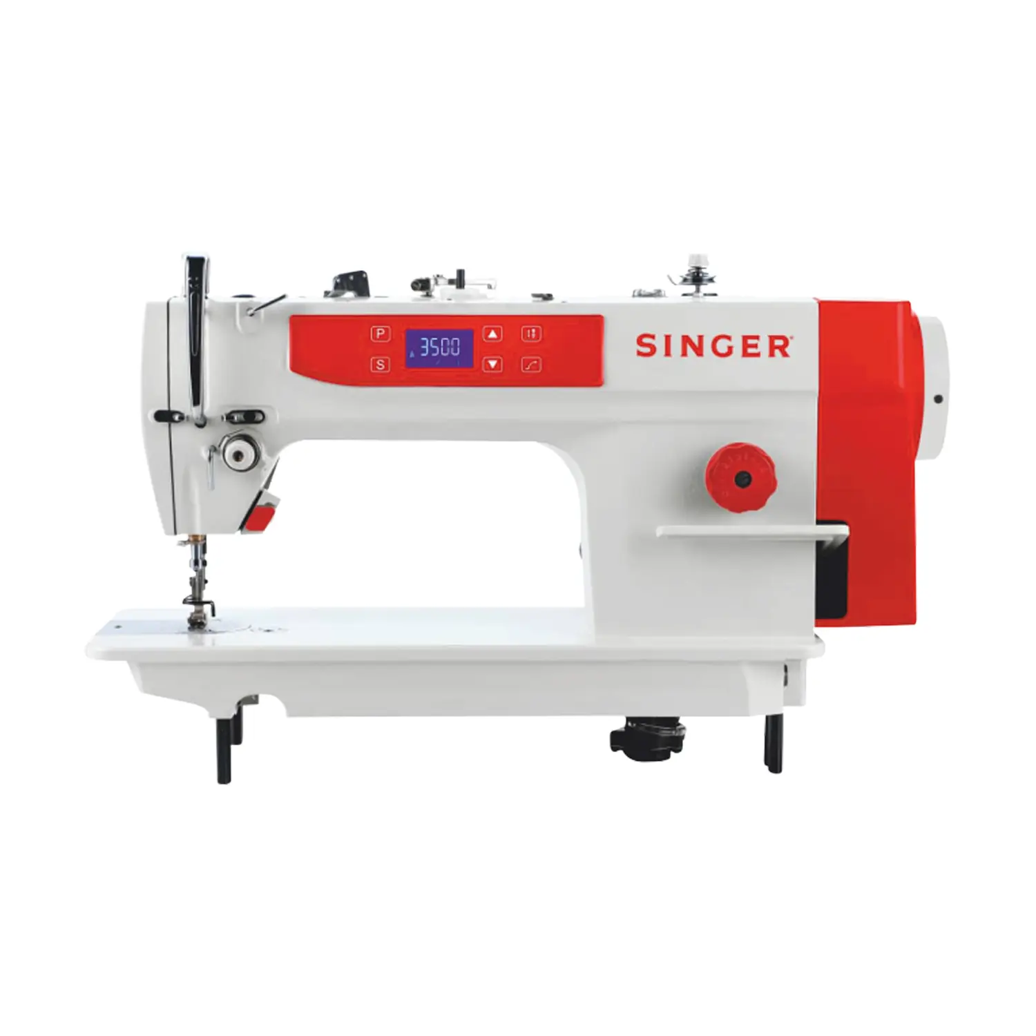 Singer 9900H-Y | Large-Hook Direct-Drive Single-Needle Lockstitch Machine | Stand & Table