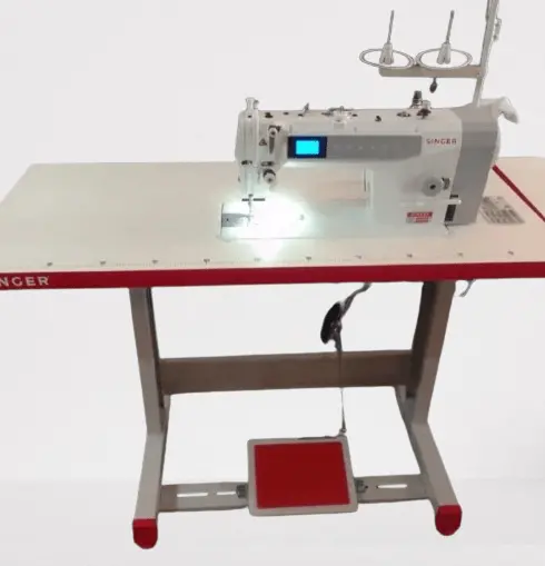 Singer 9900 / SS 9900 | Direct-Drive Single-Needle Lockstitch Machine | Small Hook | Stand & Table, view 3