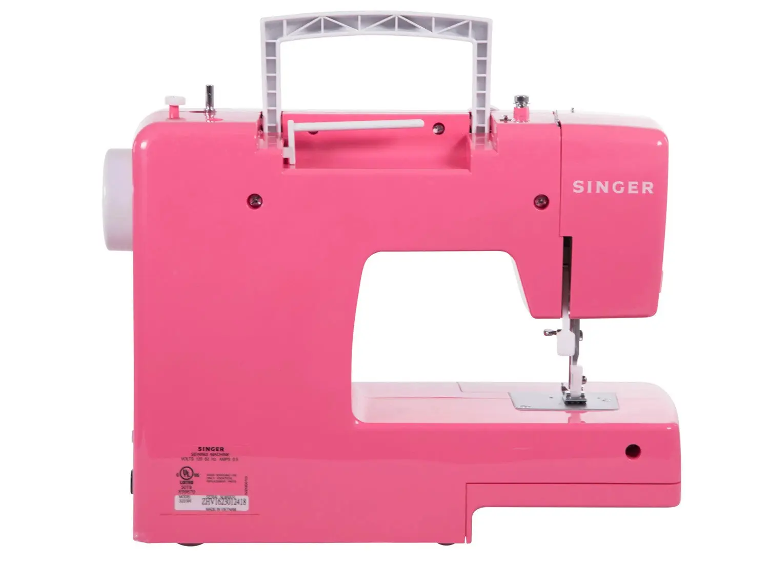 Singer Simple 3223 Sewing Machine - Red | 23 Built-In Stitches | 4-Step Buttonhole | Free-Arm Design, view 5
