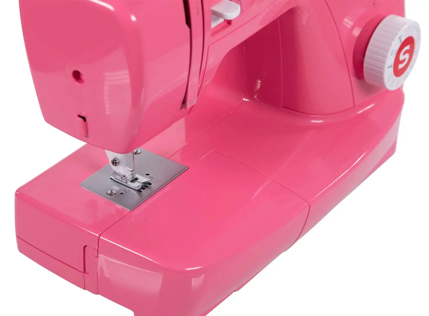 Singer Simple 3223 Sewing Machine - Red | 23 Built-In Stitches | 4-Step Buttonhole | Free-Arm Design, view 4