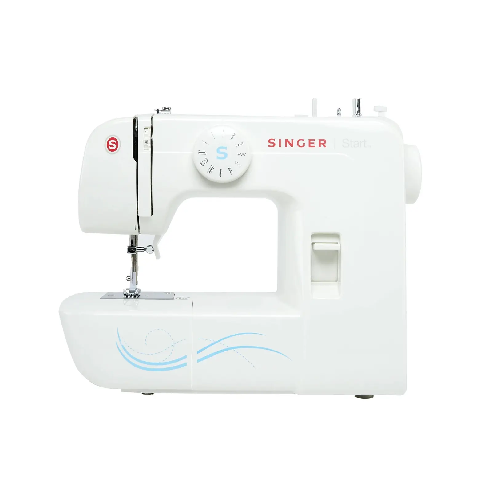 Singer Start FM 1304 Zig-Zag Sewing Machine | 6 Built-In Stitches | 19 Stitch Functions | LED Light & Thread Cutter